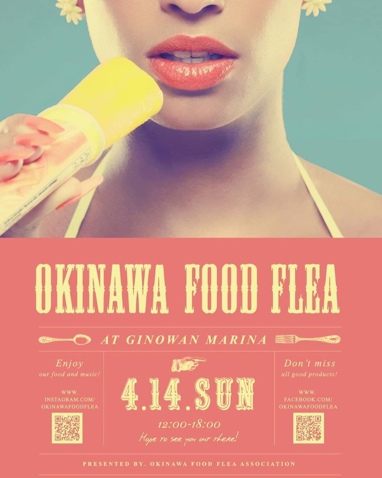 「OKINAWA FOOD FLEA Vol.22」のフライヤー