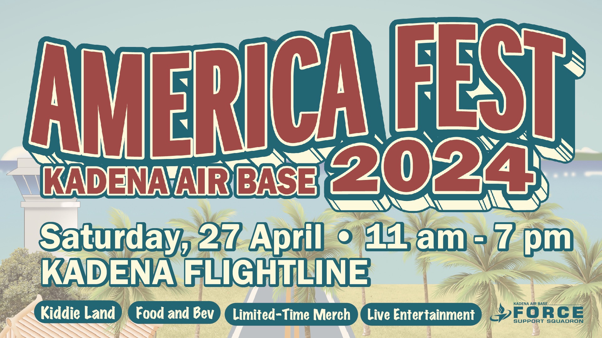 嘉手納基地アメリカフェスト（KADENA AMERICA FEST）2024のフライヤー2