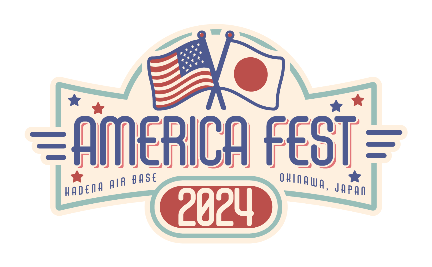 嘉手納基地アメリカフェスト（KADENA AMERICA FEST）2024のフライヤー1