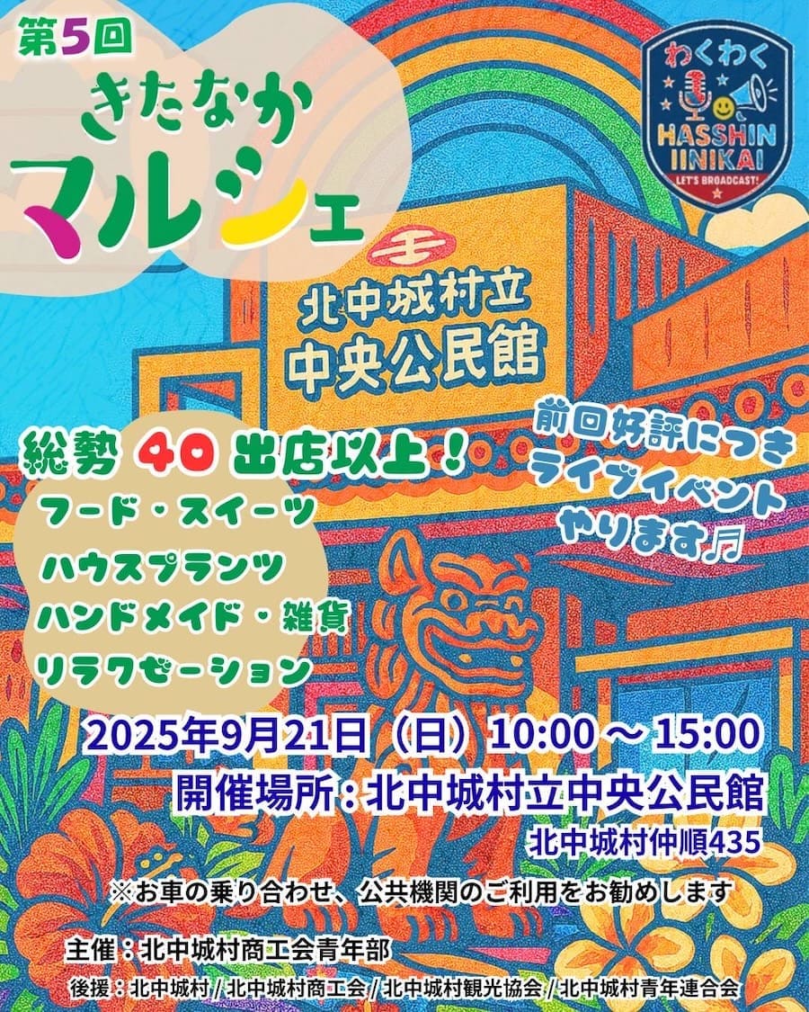 第5回きたなかマルシェのフライヤー