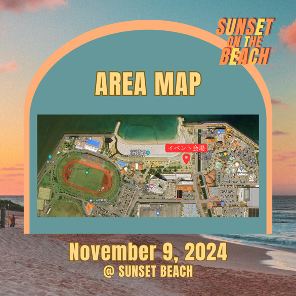 SUNSET ON THE BEACH 2024の会場マップ