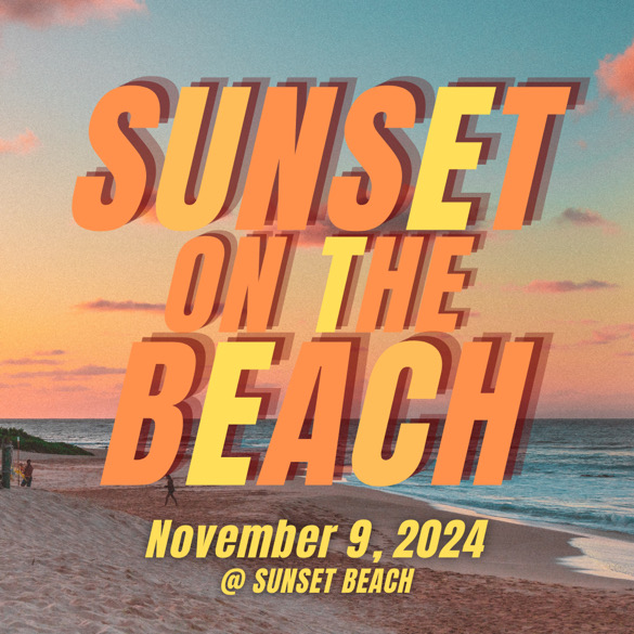 SUNSET ON THE BEACH 2024のフライヤー