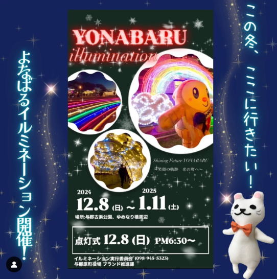 「YONABARU illumination」のフライヤー2