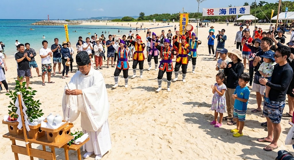 安全祈願(御願)の様子