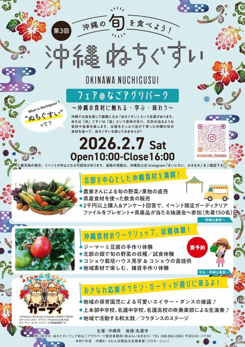 第3回沖縄ぬちぐすいフェアのフライヤー